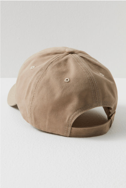 Big Buti Baseball Cap - Free People - Sand/Coral